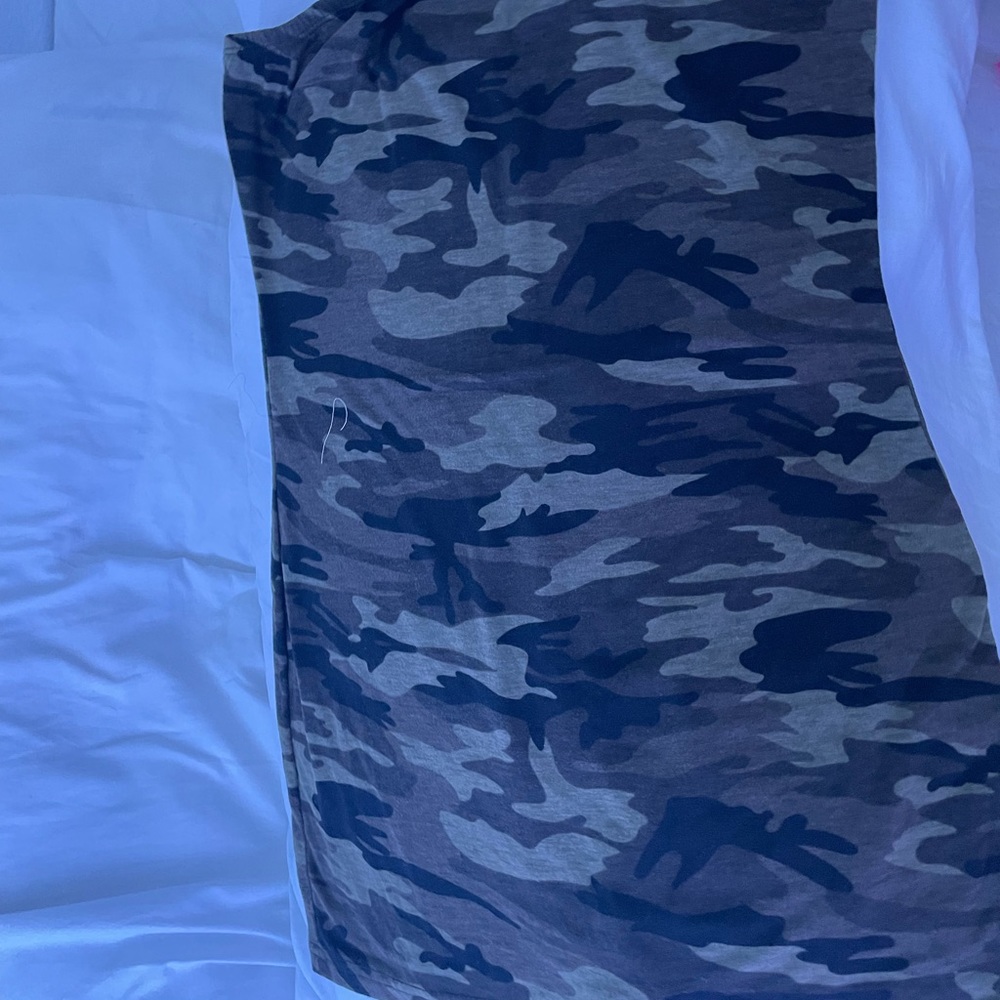 Camouflage strapless one piece